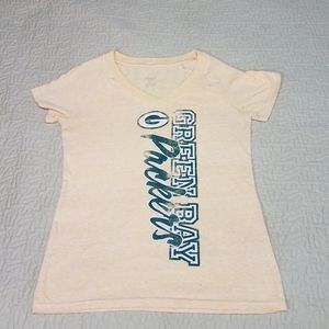Reebok Green Bay Packers T Shirt Size L
